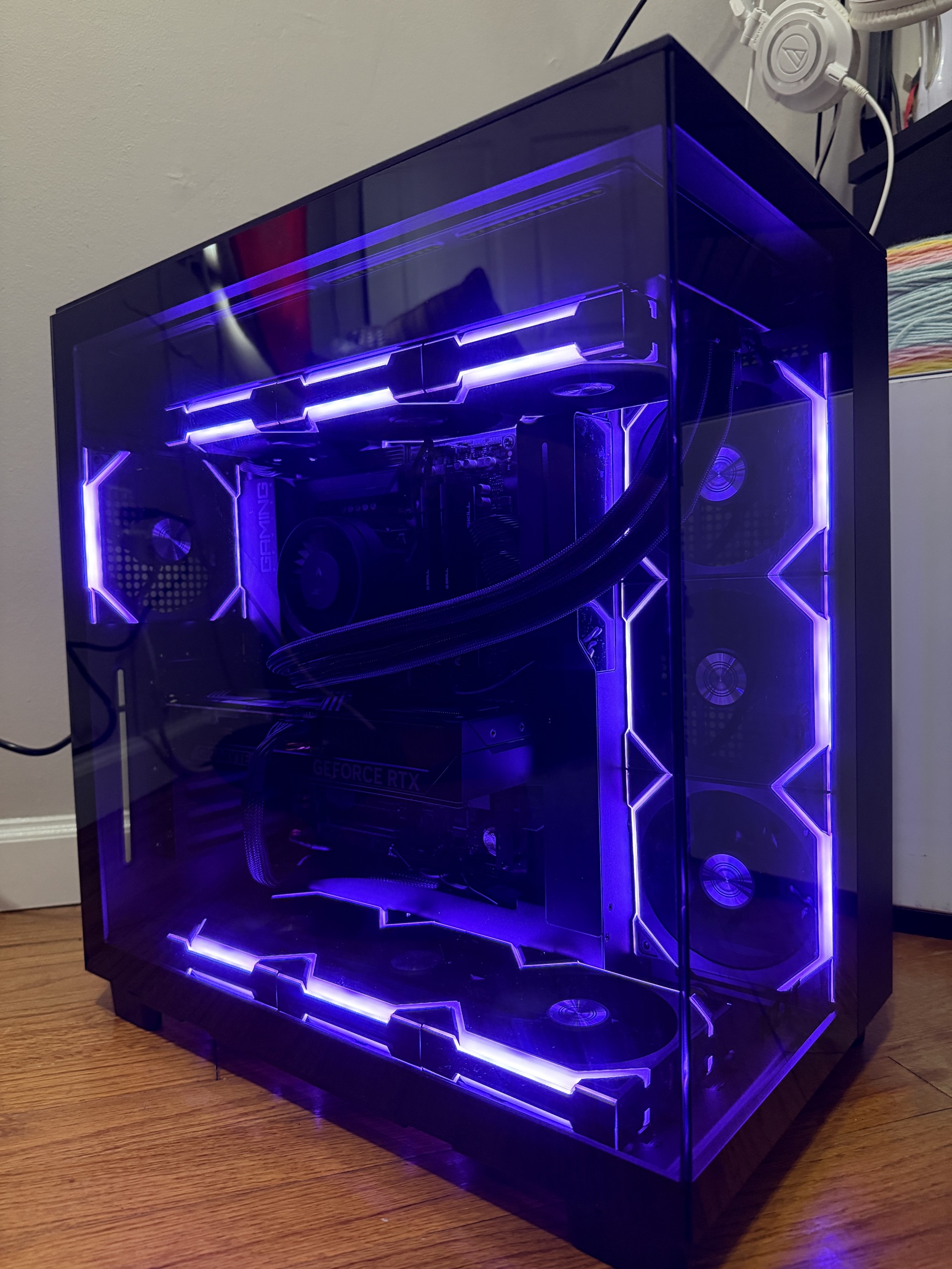 Black Dual-Chamber Purple RGB Build