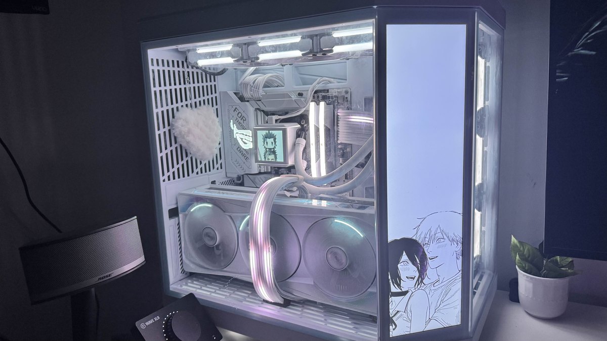 Featured white custom PC build